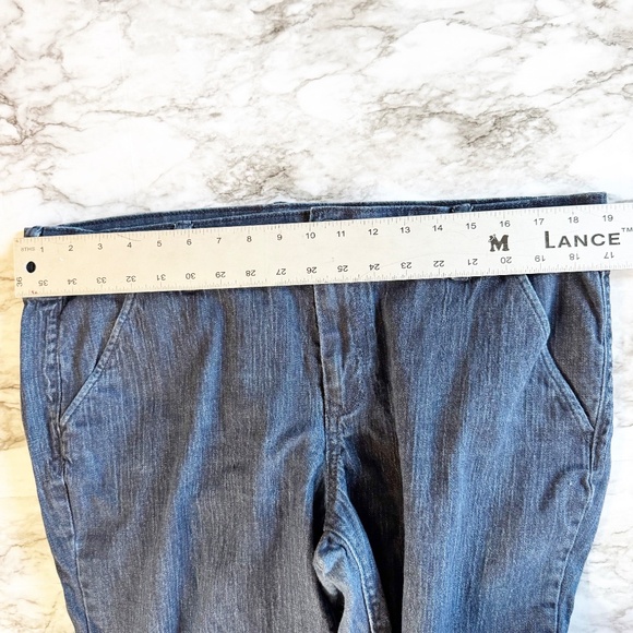 Old Navy The Flirt Wide Leg Trouser Dark Wash Jeans - Picture 5 of 9